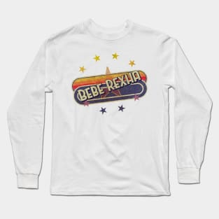 ElaCuteOfficeGirl Vintage Bebe Rexha Long Sleeve T-Shirt